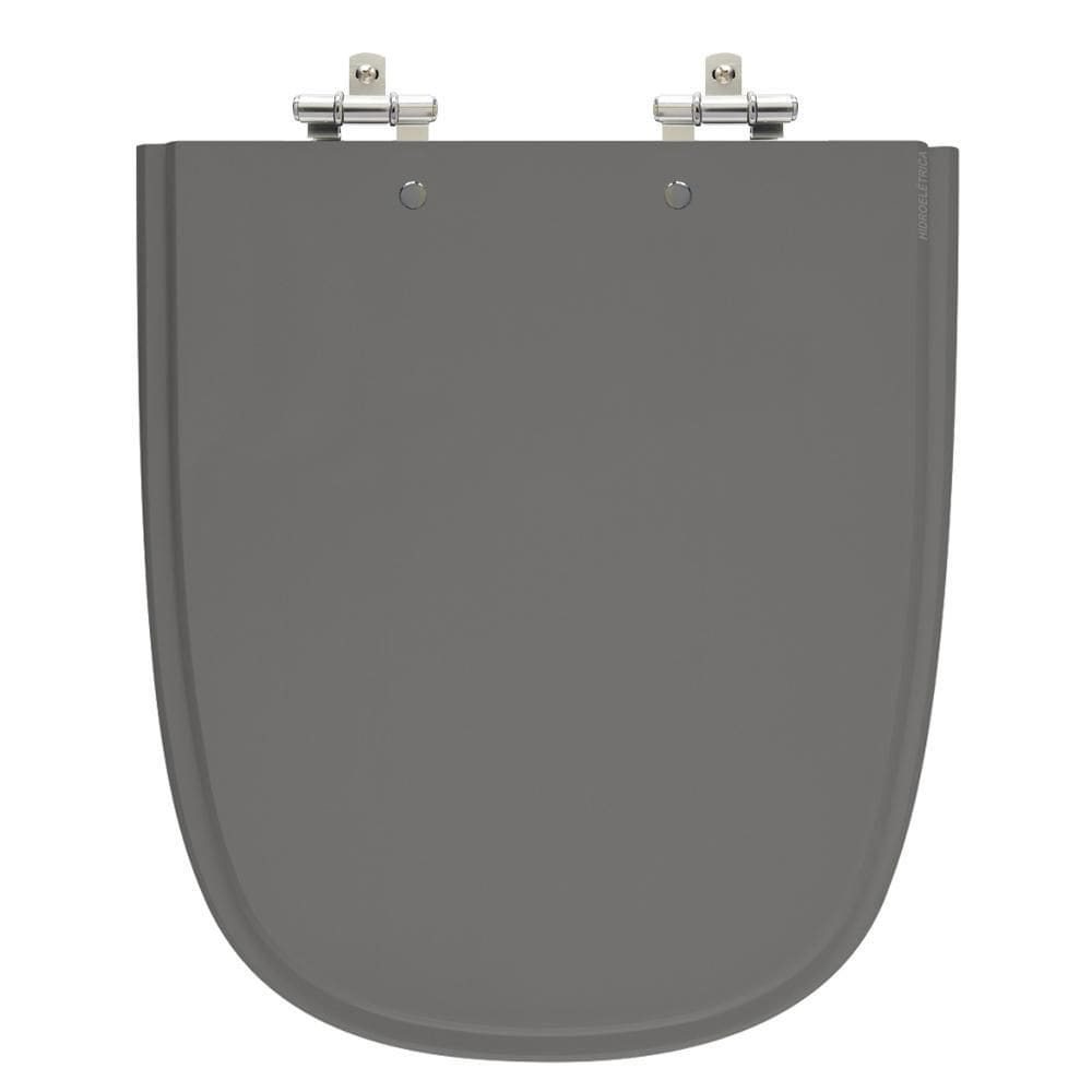 Assento Laqueado Ibiza Cinza Escuro Tampa Para Vaso Incepa