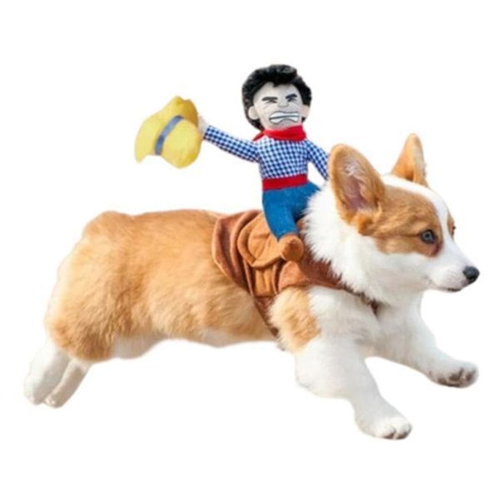 Fantasia Roupa Cowboy Para Pet - P