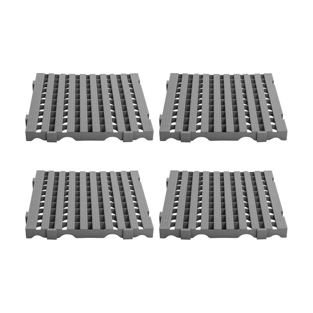 Estrado Plástico 4 Un = 1M 4,5X50X50 Cinza - Della Plast