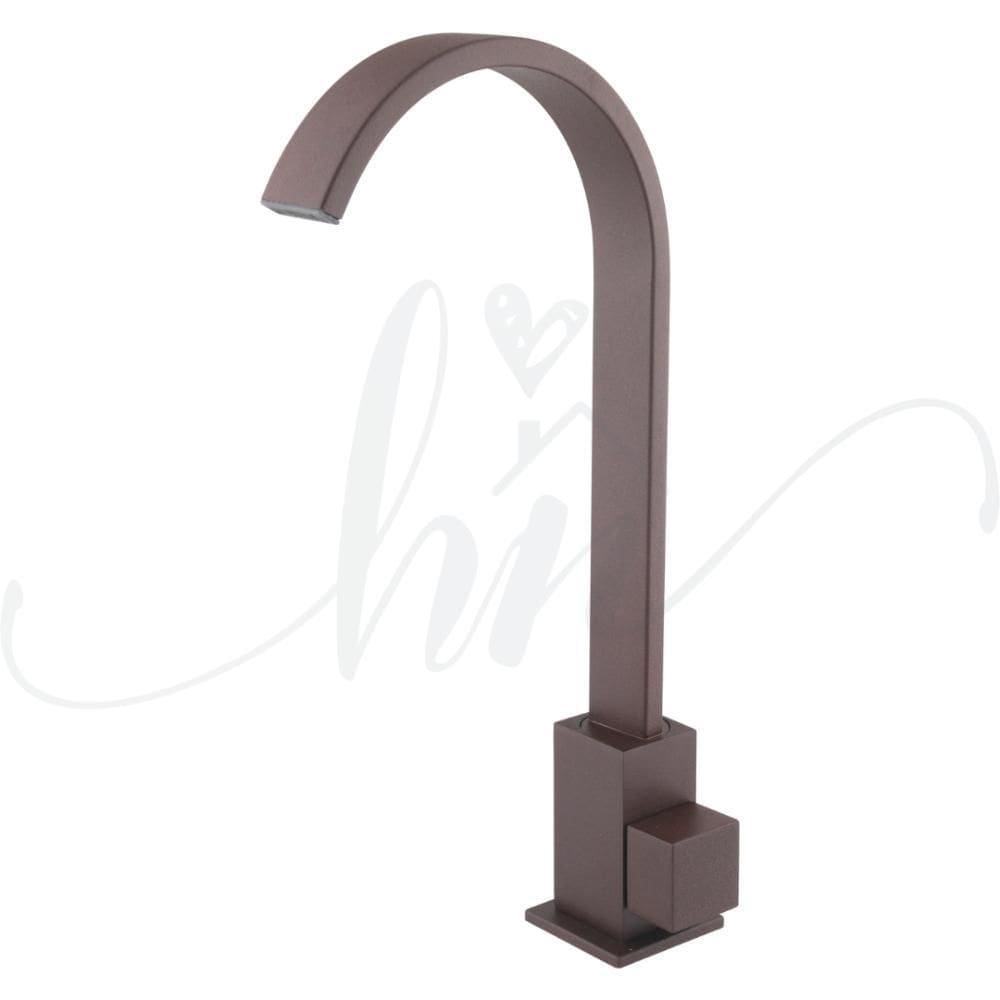 Torneira De Pia Para Banheiro Cascata Quadrit Aço Móvel A