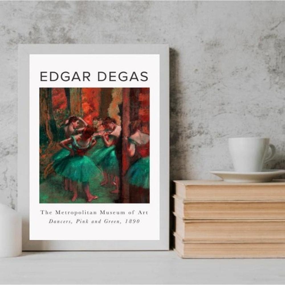 Quadro Decorativo Bailarina - Degas 24X18Cm