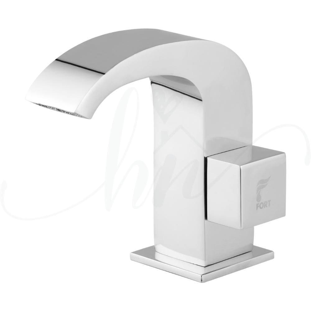 Torneira De Pia Para Banheiro Cascata Cromada Bica Baixa C80