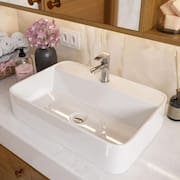 Cuba De Mármore Sintético 33x49cm Movelove Topázio Retangular