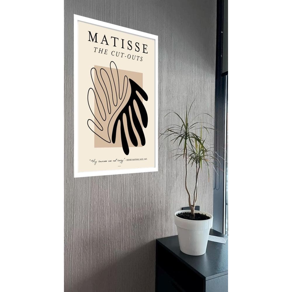 Quadro Decorativo Matisse Cut-Outs Leafs - 70X50Cm