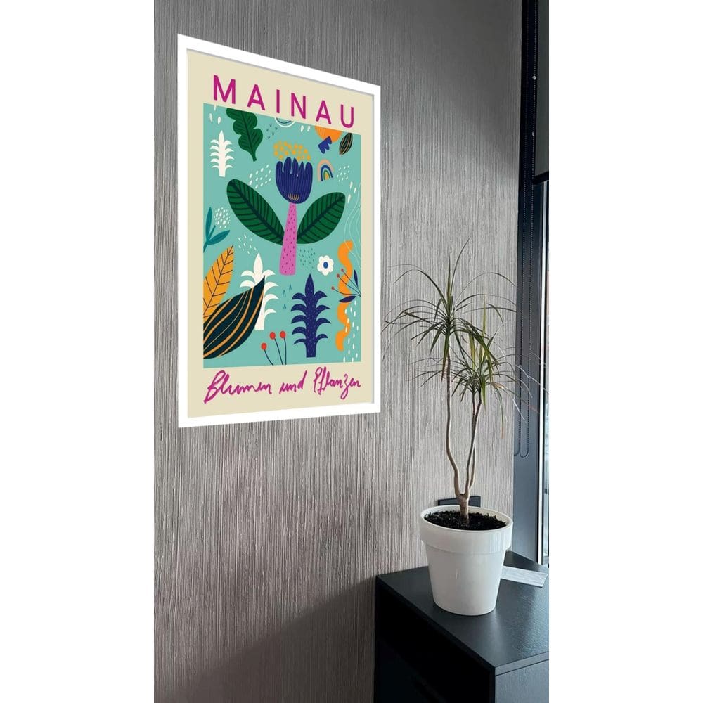 Quadro Decorativo Mainau Flower Market - 70X50Cm