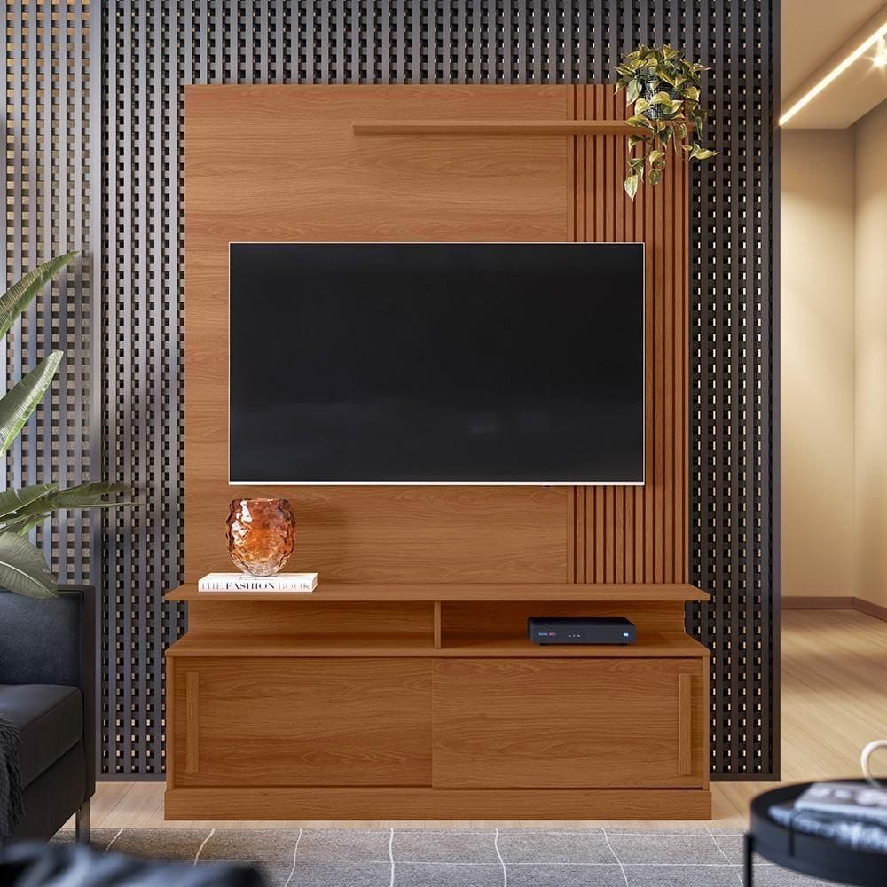 Rack Lukaliam Móveis C- Painel Até 60 Polegadas Chicago Jequitiba