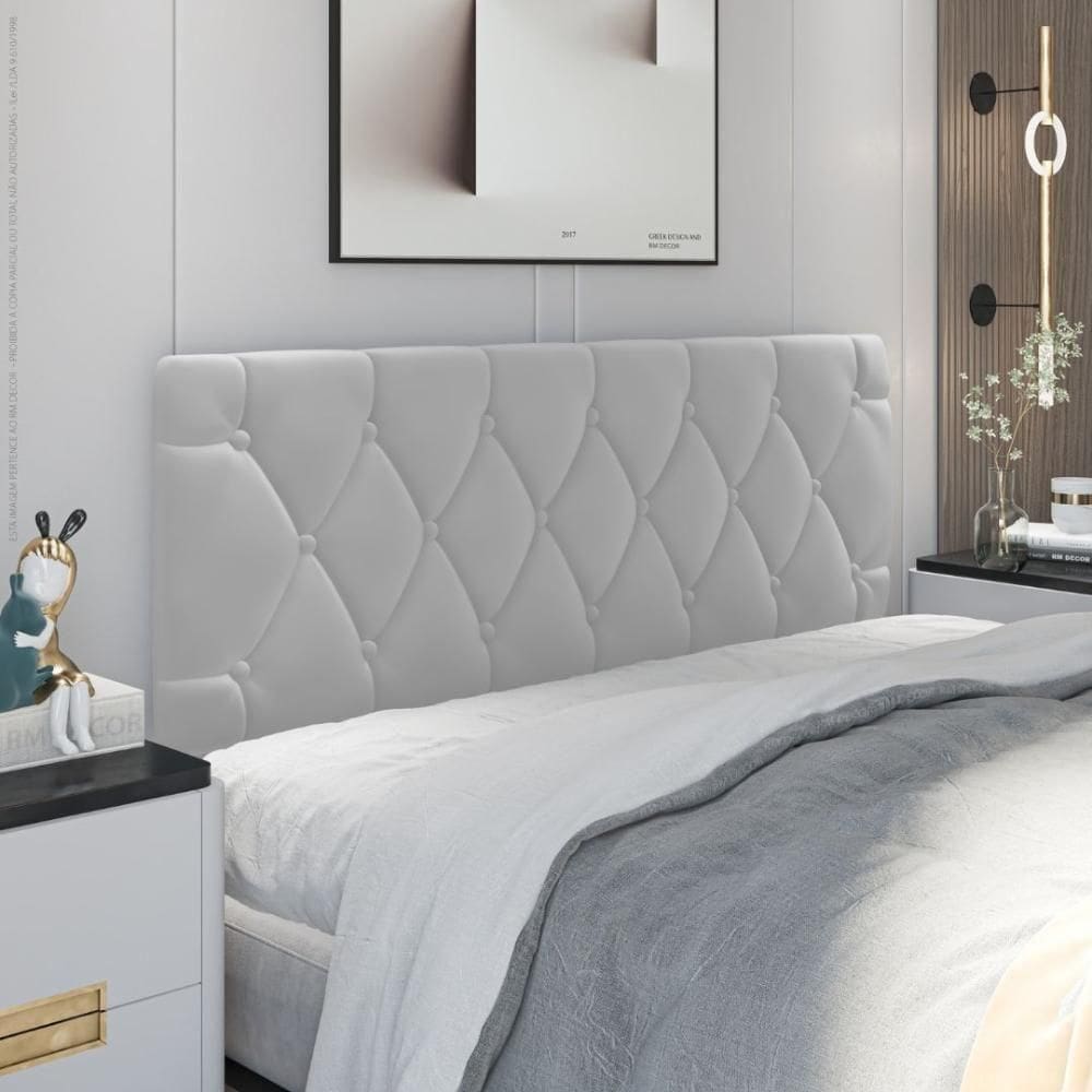 Vr Cabeceira Paris Branco Branco