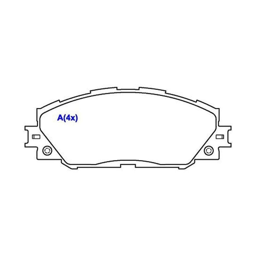 Pastilha Freio Dianteira Syl 2385 Rav4 2.4 16V 06/...