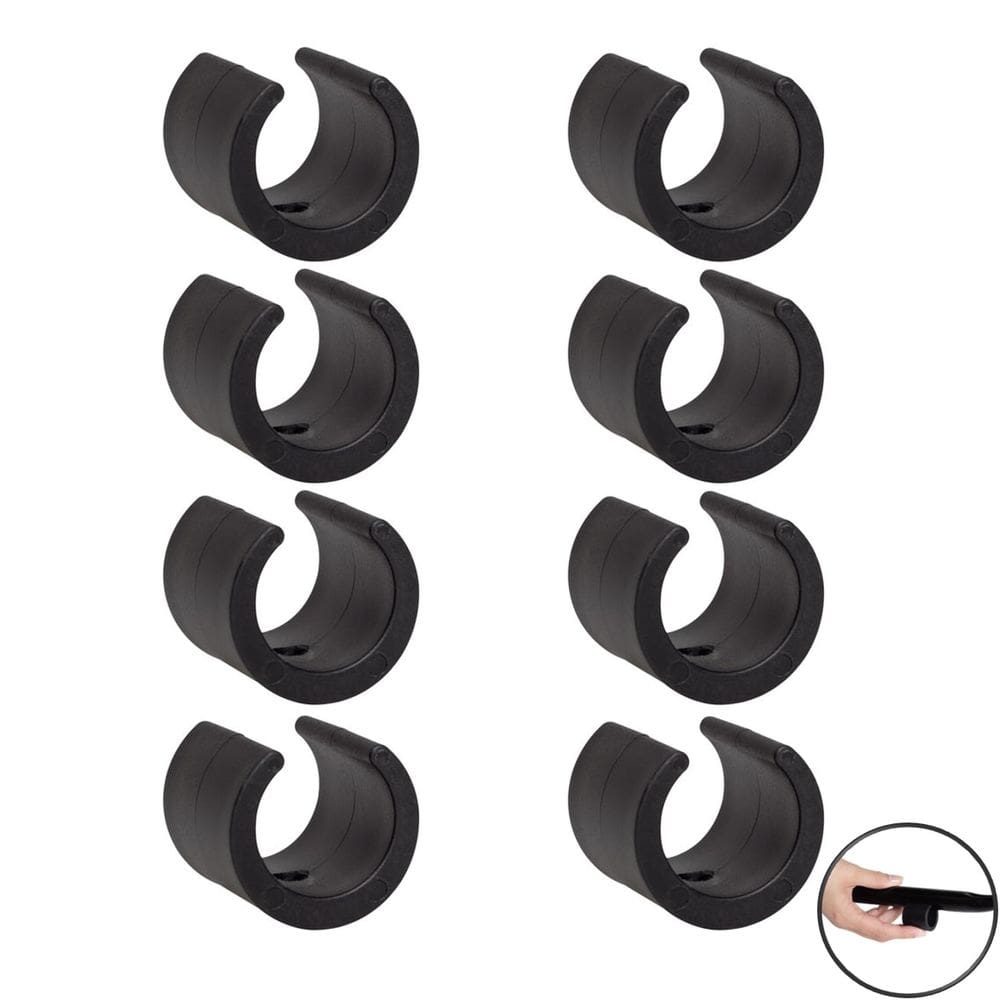 Kit 8 Peças Proteção Para Pés Cadeiras 22,22mm Redondo Preto - 2307 Mor