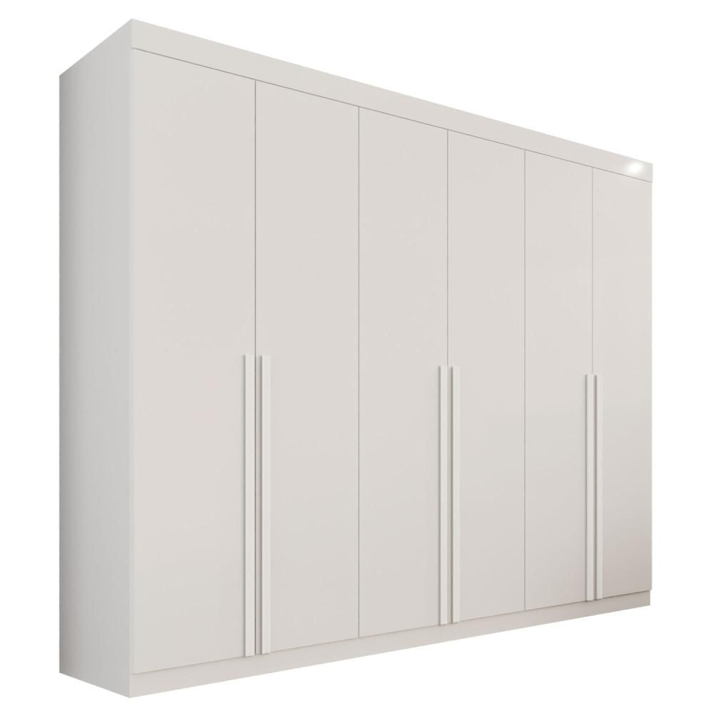 Guarda-Roupa 6 Portas 8 Gavetas MDF Dubai – Mais Móveis