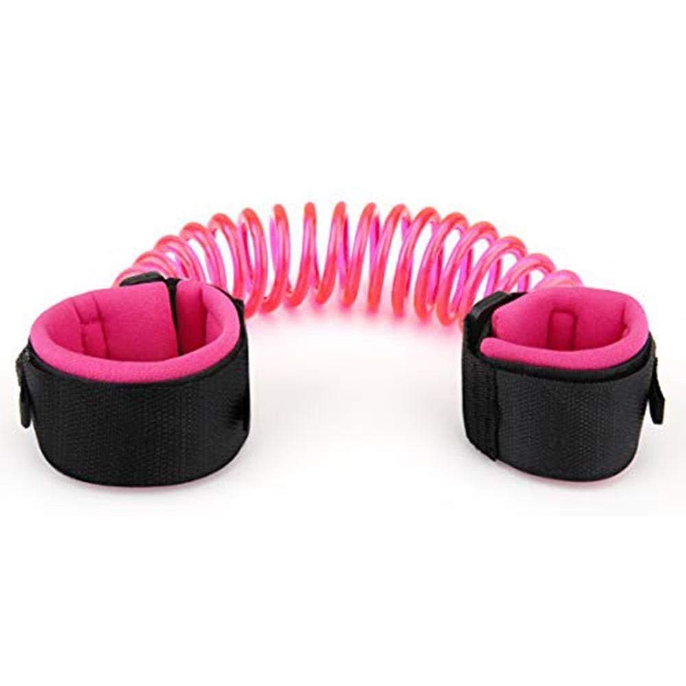Guia De Segurança Coleira Pulseira Pulso Anti Perda Criança Rosa