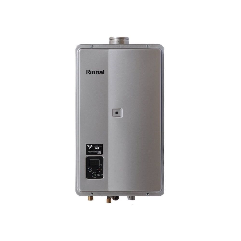 Aquecedor a Gás Digital Reu-e271 Feh e27 27 Litros Gn Cinza
