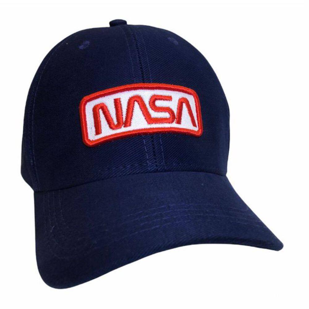 Boné Nasa Worm, Aba Curva, Azul Marinho, Jet Space Store