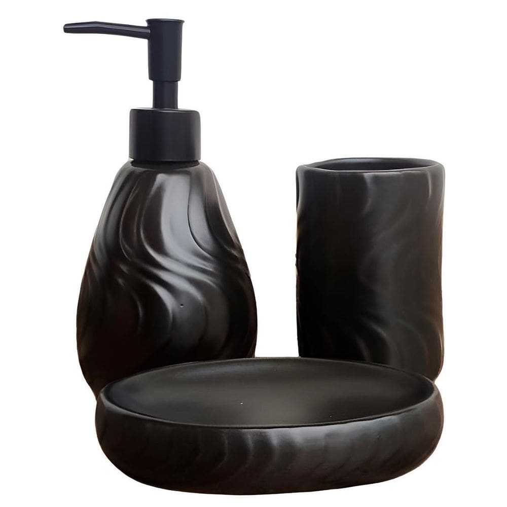 Conjunto Banheiro 3 Peças Bancada Pia Organização