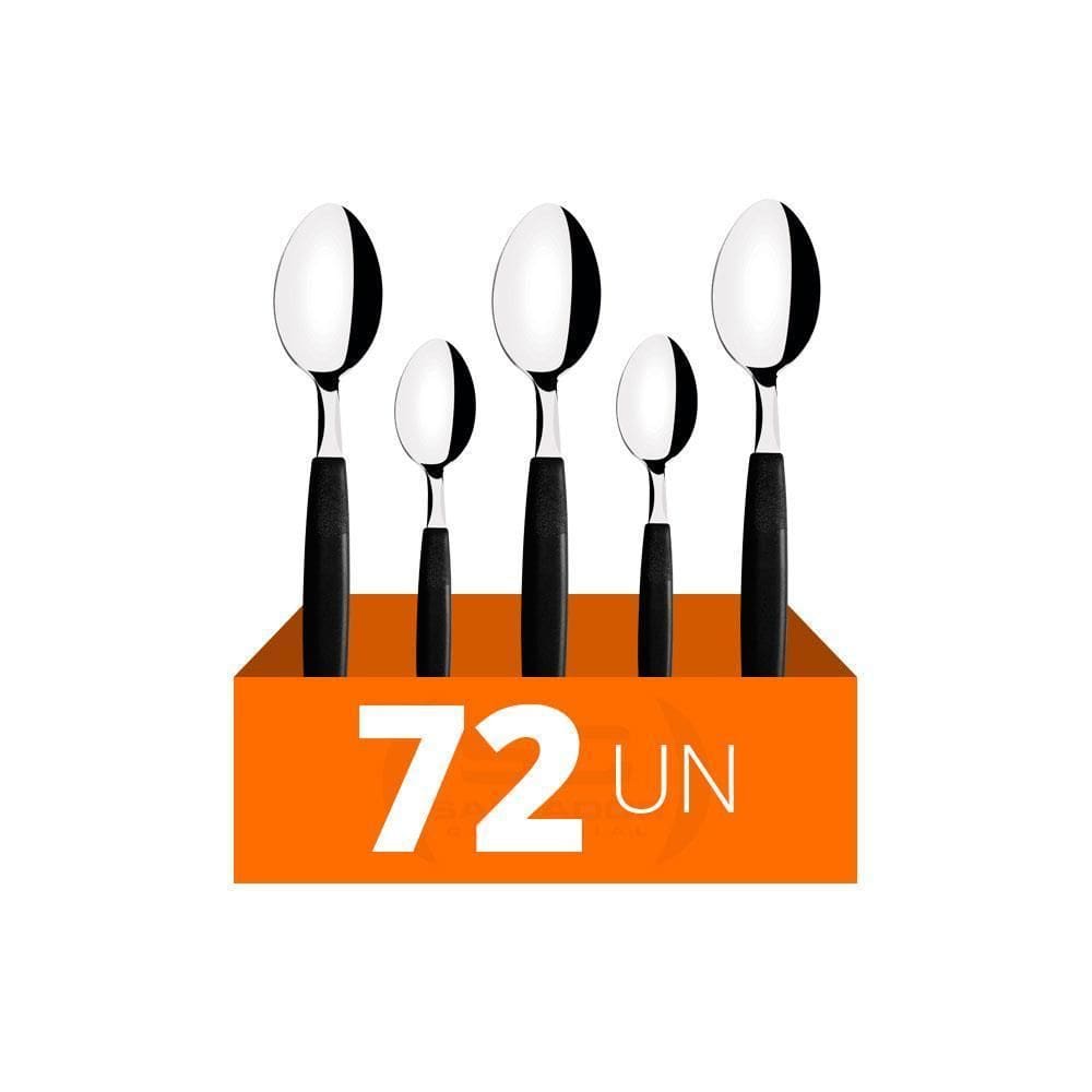 Conjunto Ipanema Chá E Sobremesa 72 Pç Preto Ptop Tramontina