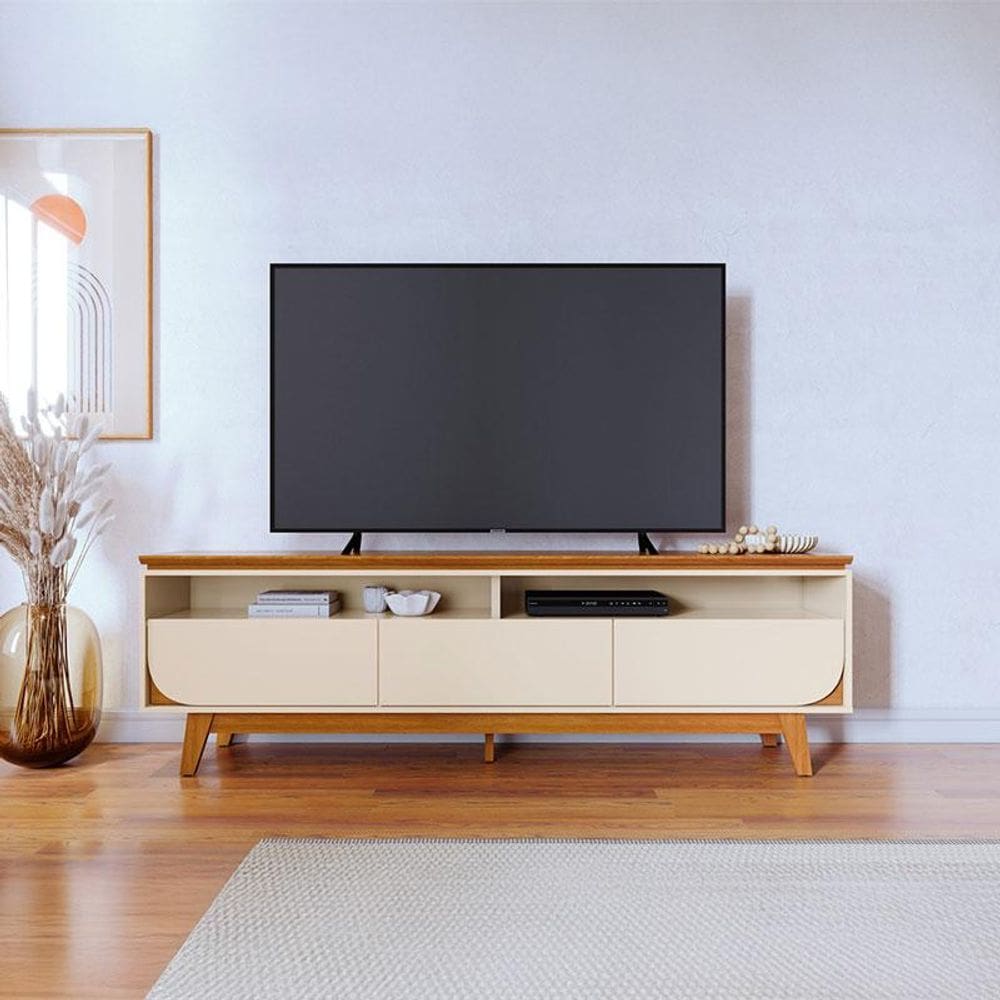 Rack Bancada Selene Ambiente Cinamomo Off White- Madetec