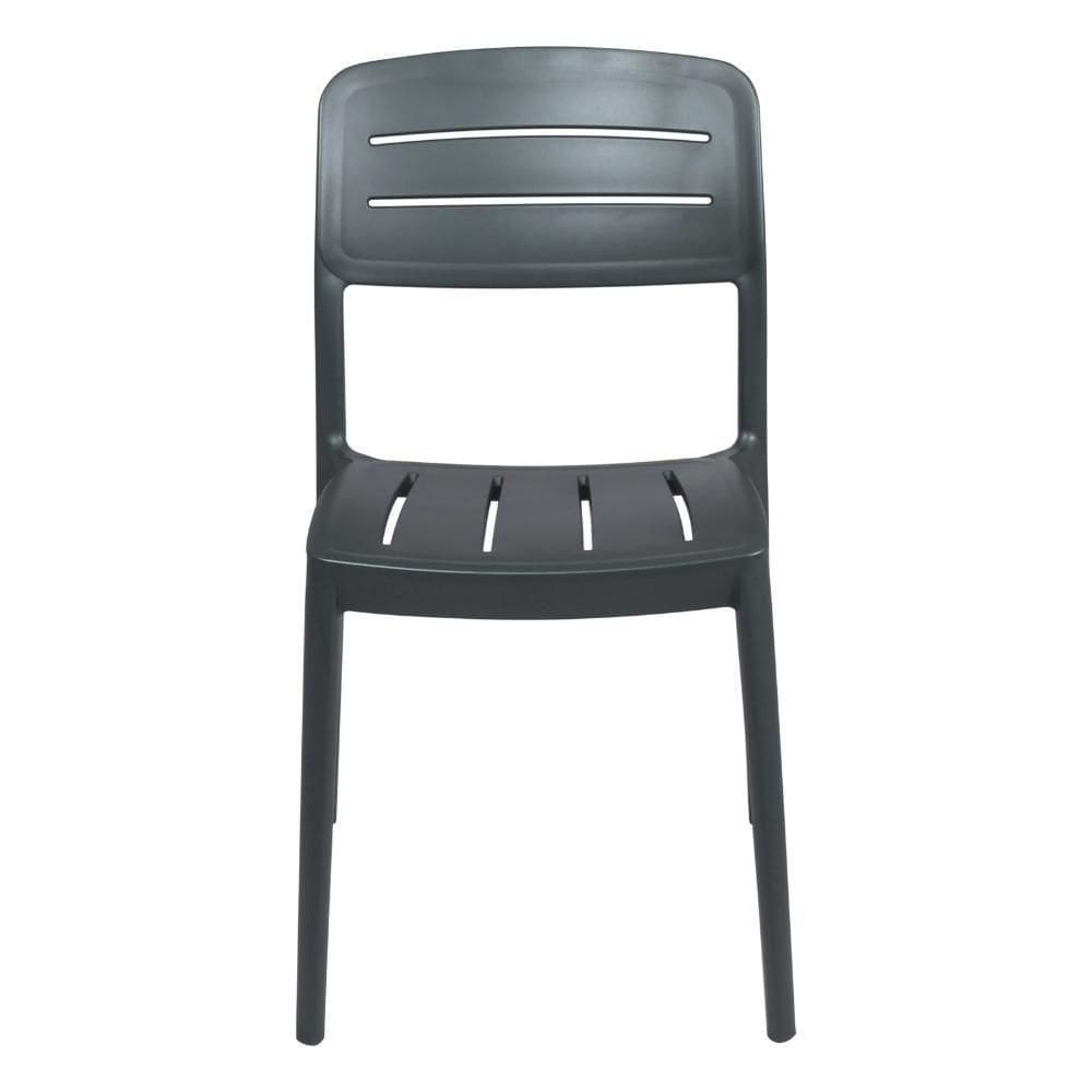 Cadeira Tramontina Amélia Em Polipropileno Grafite