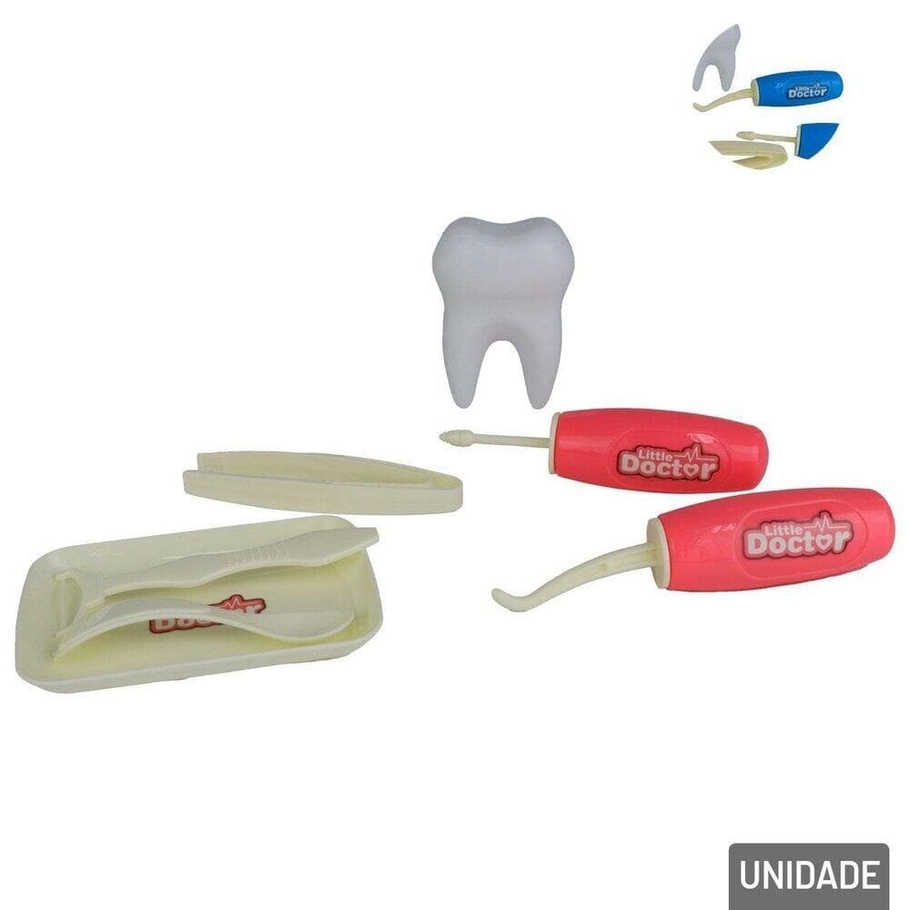 KIT Médico Infantil Dentista e Acessórios  - Tudo em Caixa