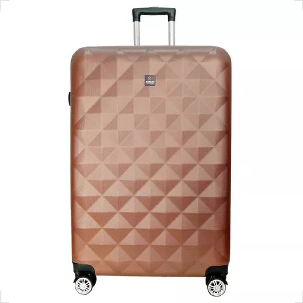 Mala de Viagem Média para 23kg em Abs com Rodas 360º - Diamante 24” - Xangai