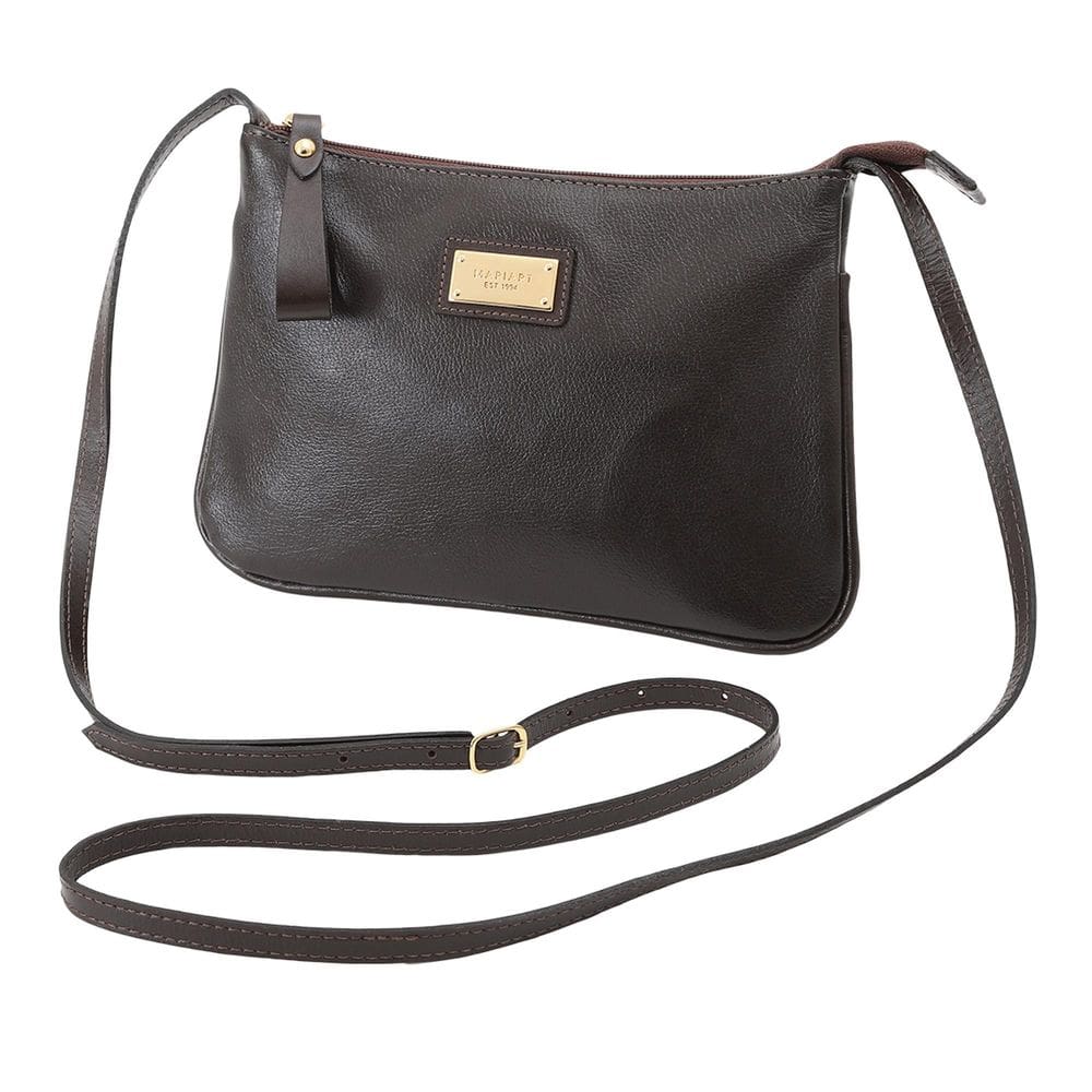 Bolsa De Couro Feminina Transversal Mariart Preto
