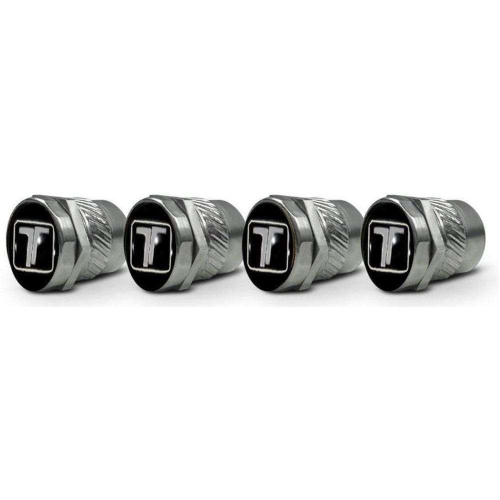 Kit 4 Capas + 4 Bicos Inox Antifurto Troller Prata
