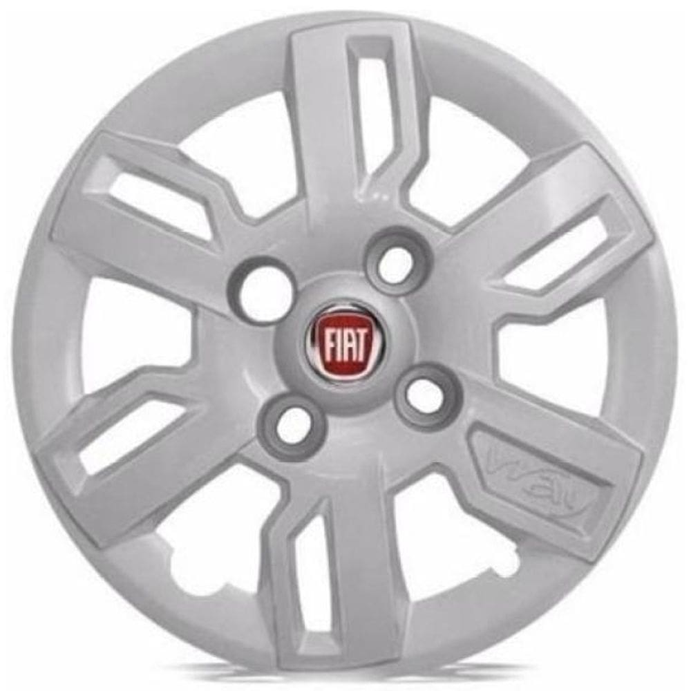 Jogo Calota Uno Mille Way 2013 A 2015 Aro13 Fiat Todos 227Vm