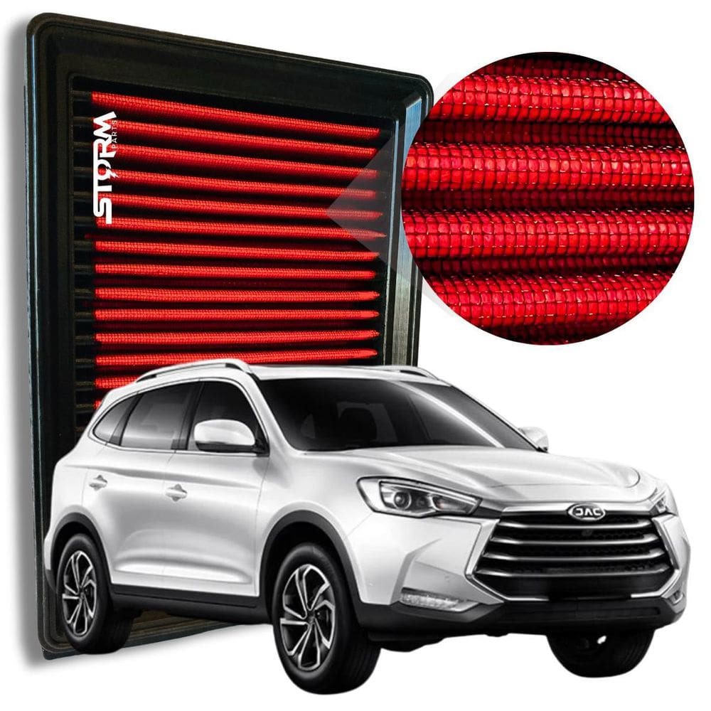 Filtro Ar Esportivo Jac T80 Motor 2.0 Turbo Ano 2017 A 2024