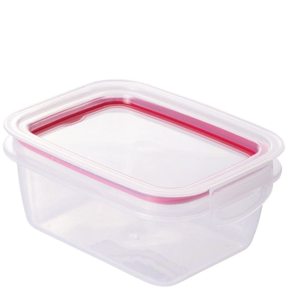 Pote hermético Trava Mais 550ml vermelho Plasutil ref.9410