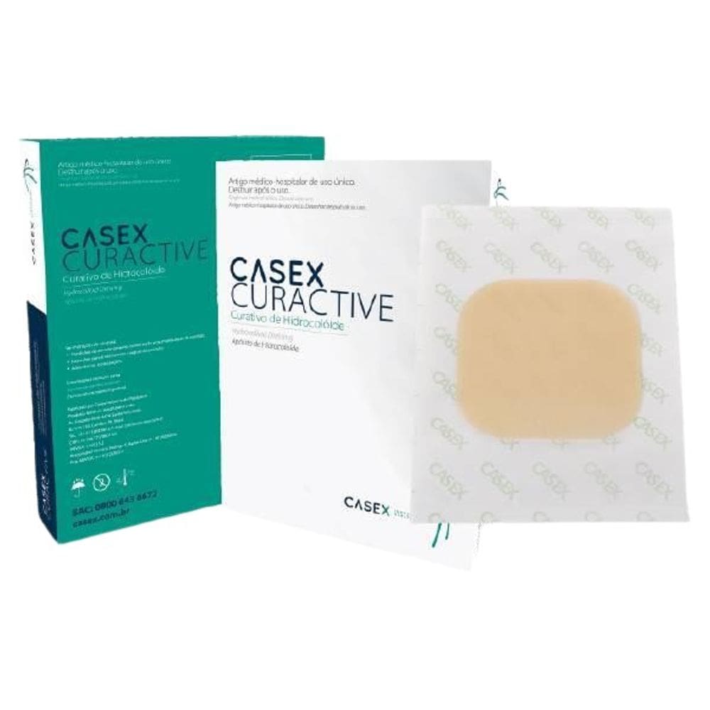 Kit 2 Unidades De Curativos Hidrocoloide 10Cmx10Cm Casex