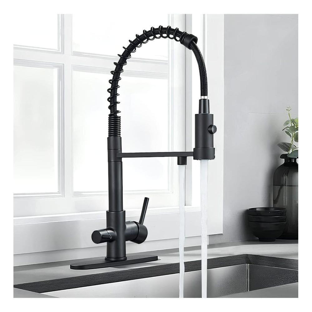 Torneira Cozinha Gourmet Quente/Frio com Filtro Black