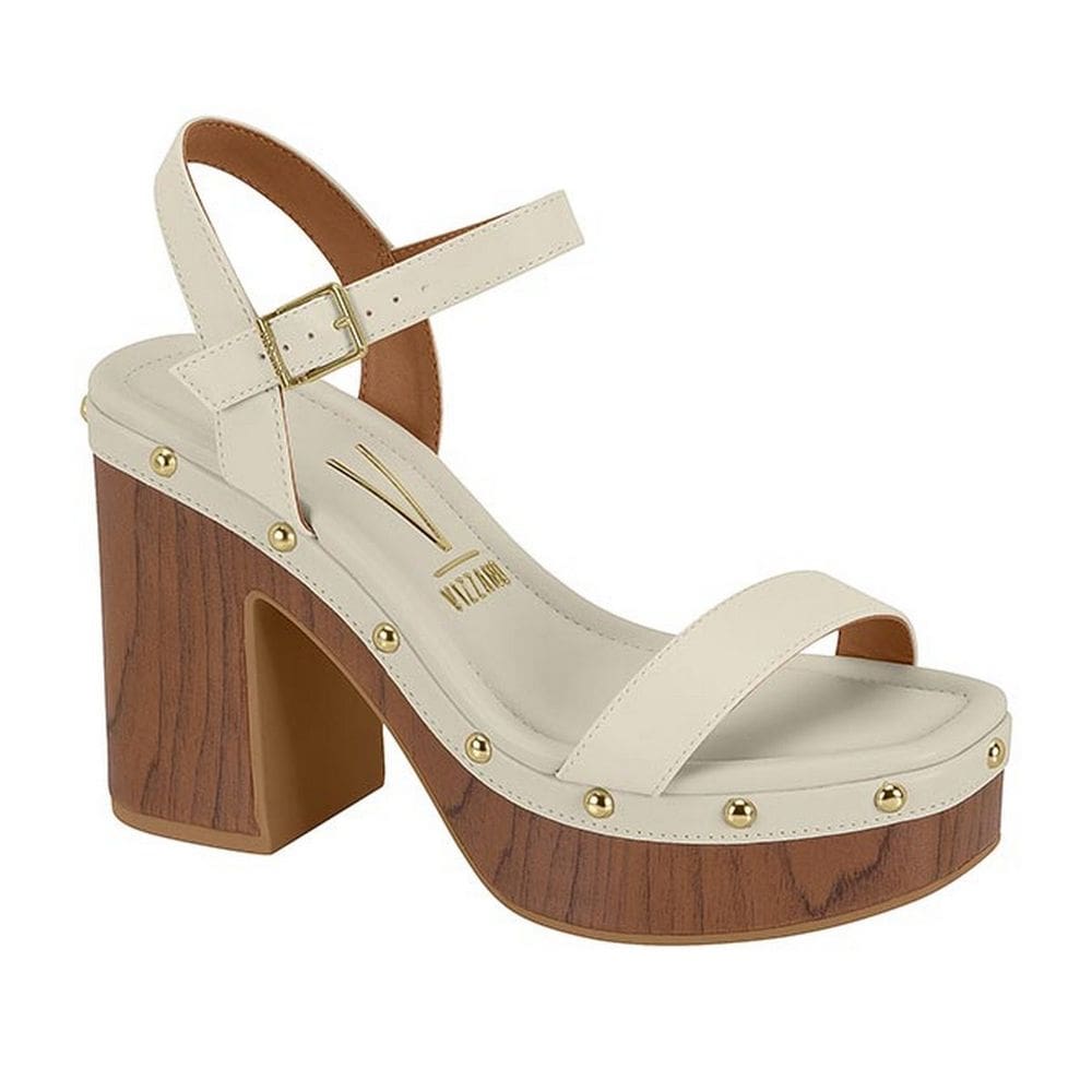Sandália Feminina Vizzano Meia Pata Salto Alto 6541.200