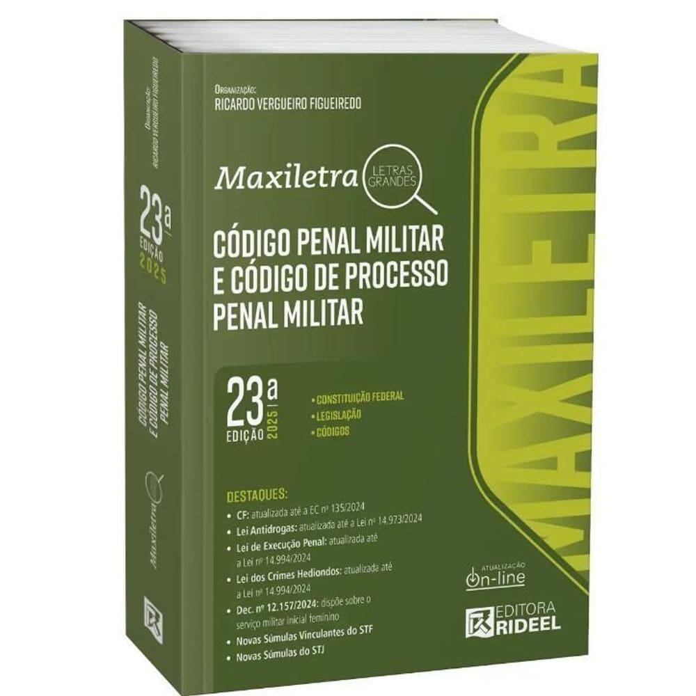 Codigo Penal Militar e Codigo De Processo Penal Militar Colecao Maxiletra - 21Ed/25