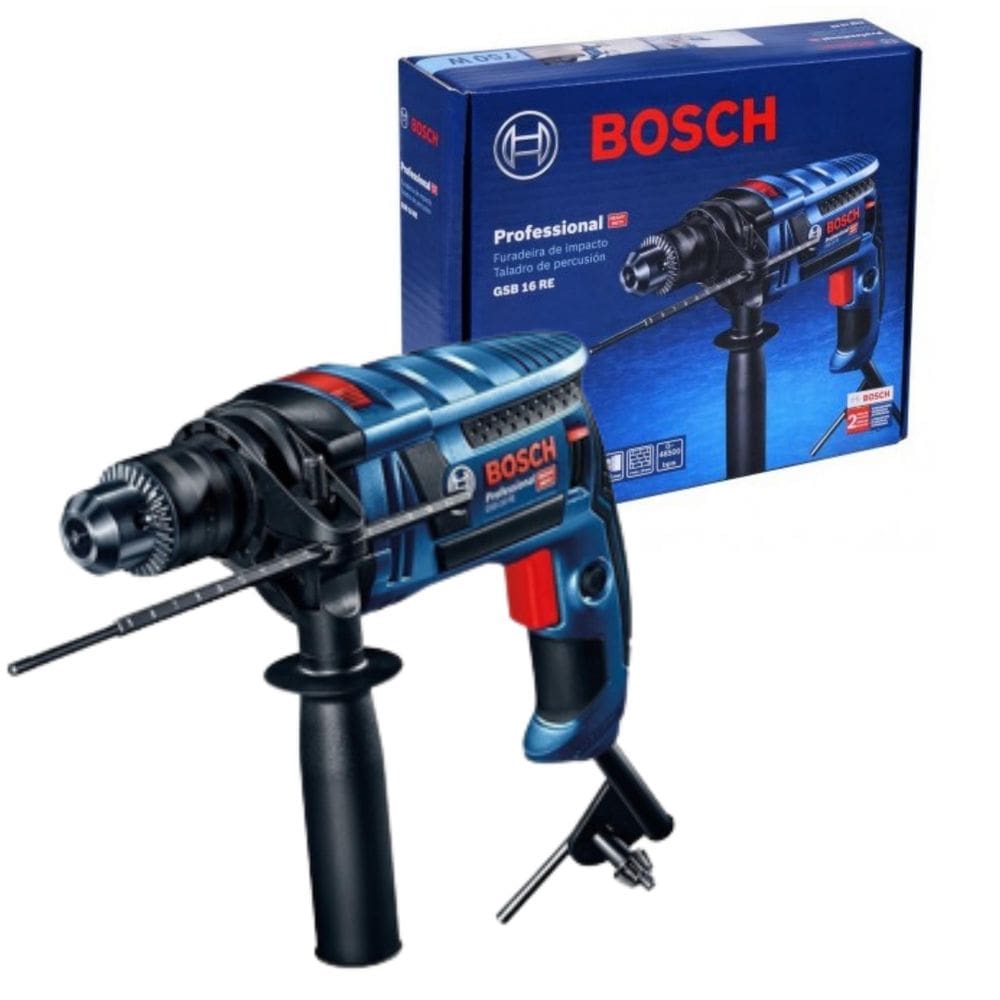 Furadeira De Impacto Gsb 16 Re 850W Bosch - 220V
