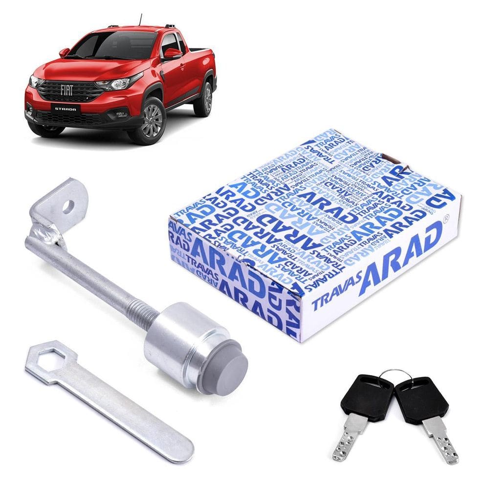 Trava Pneu Estepe Anti Roubo Carro Chave Fiat Strada 2021