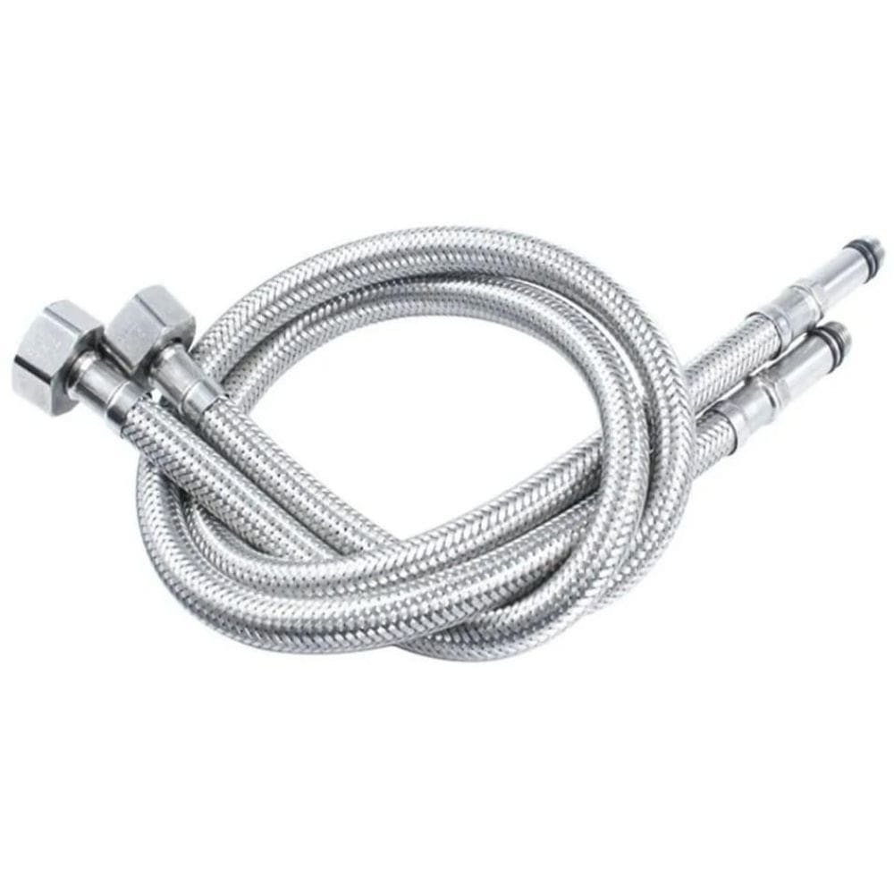 Engate Flexível Misturador Mangueira Aço Monocomando 60Cm