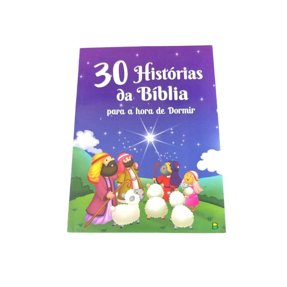 Livro Infantil 30 Histórias Da Bíblia Para Hora De Dormir
