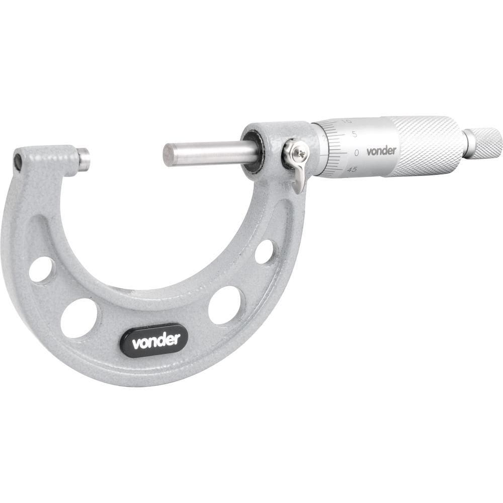 Micrômetro Externo 25Mm -50 Mm Graduação 0,01Mm Mc050 Vonder