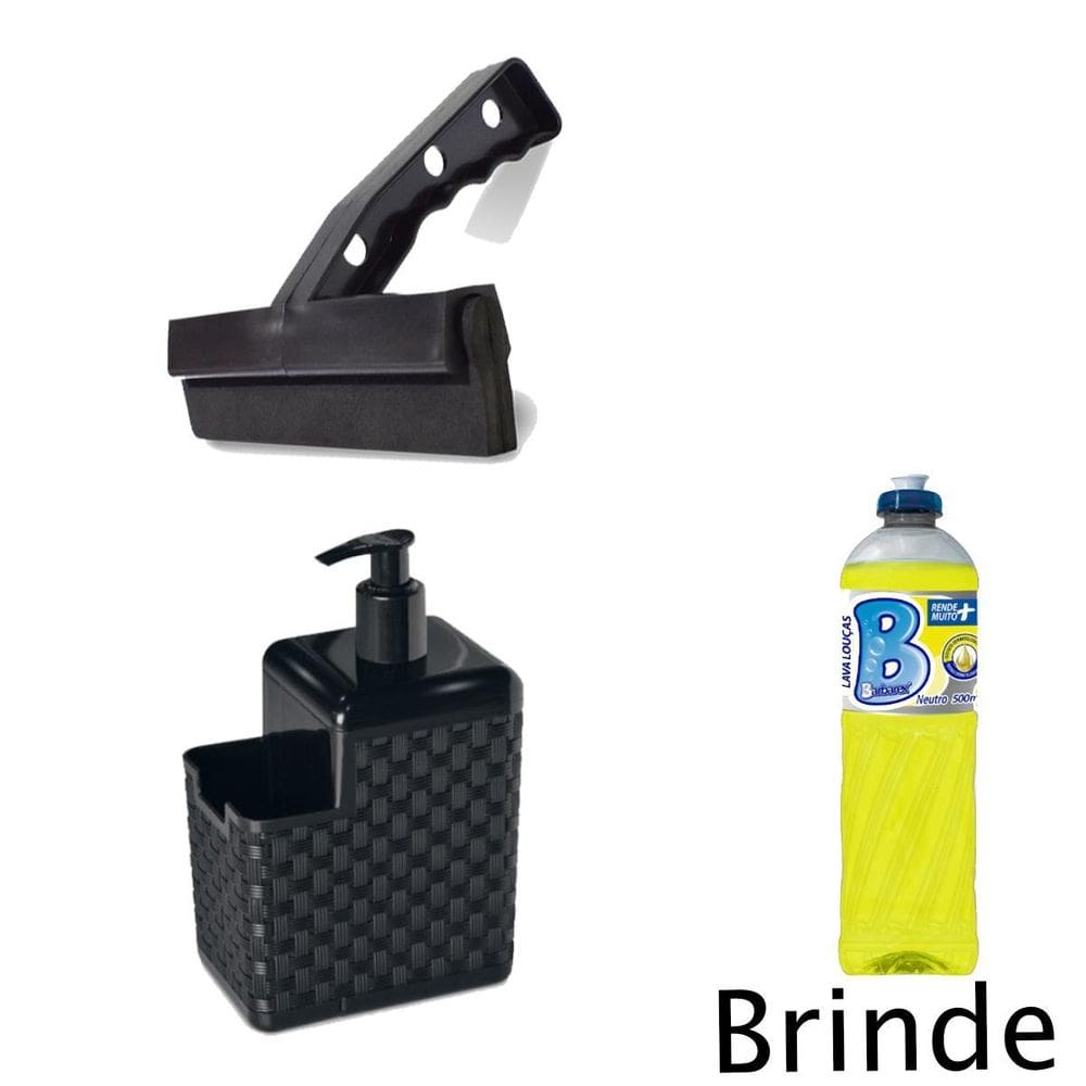 Porta Detergente/Esponja E Rodinho +  Detergente