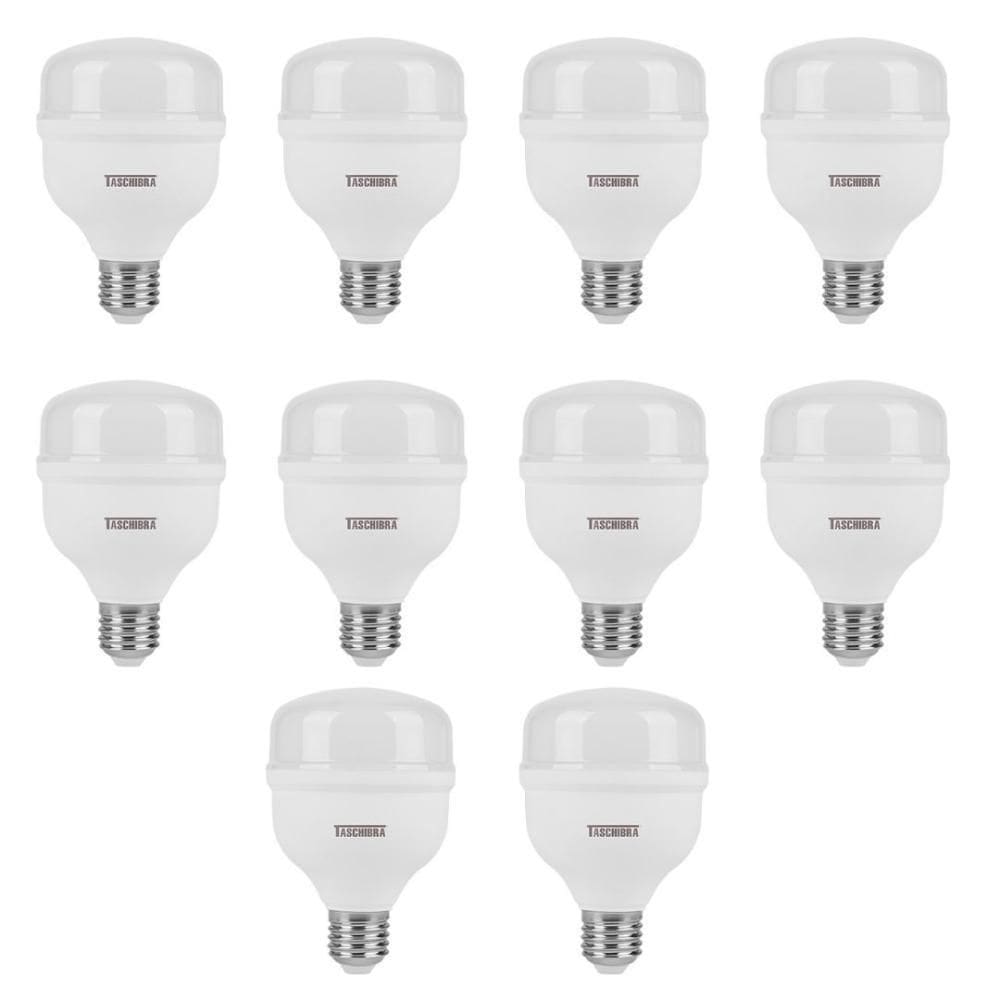 10 Lâmpadas Alta Potência Tkl 225 40W 3000K E27 Taschibra