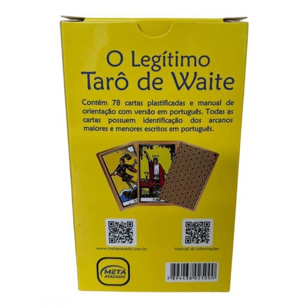 Kit Com 6 Baralhos O Tarot Waite 78 Cartas
