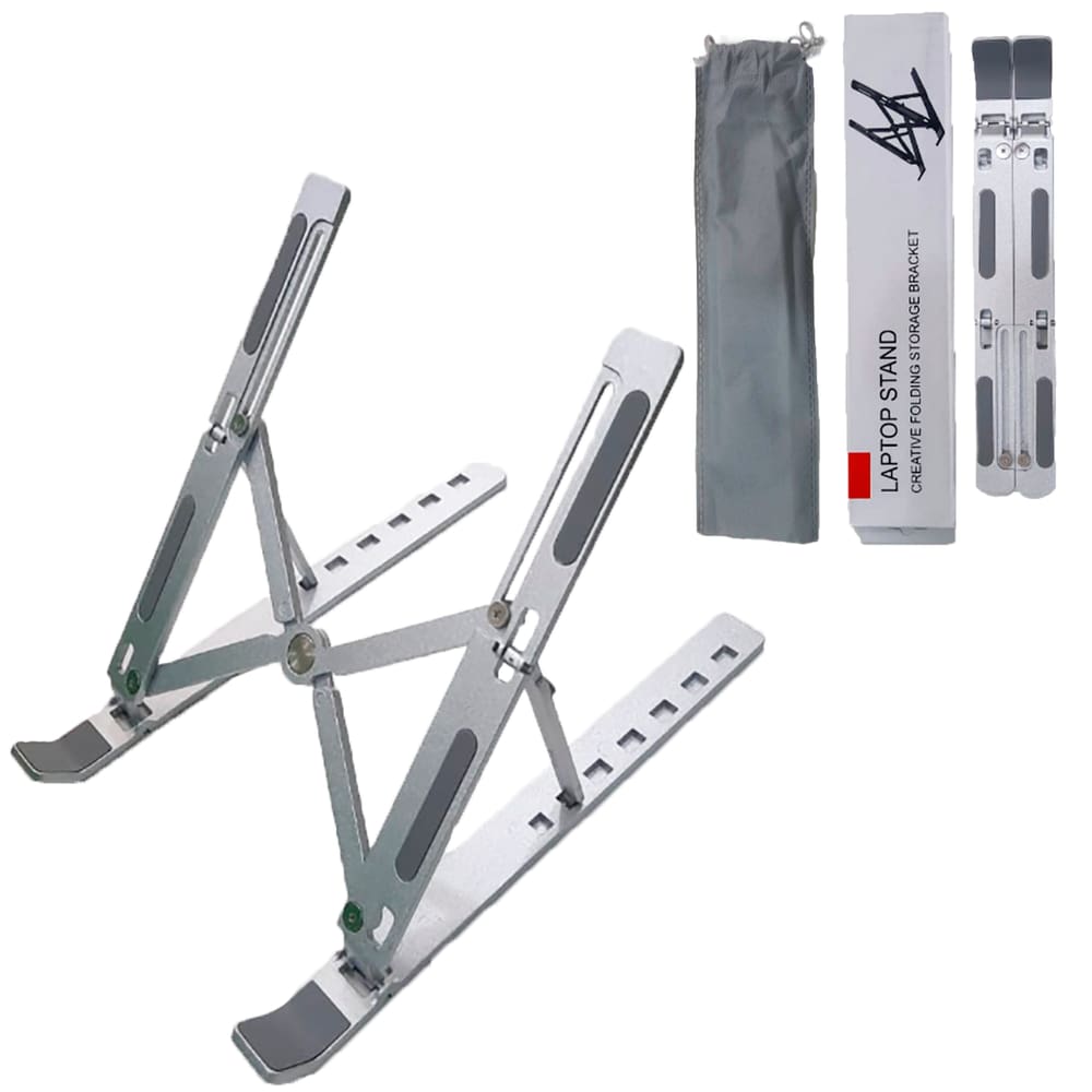 Suporte, mesa ajustavel dobravel seguro todo em alumínio para notebook p2 bs07