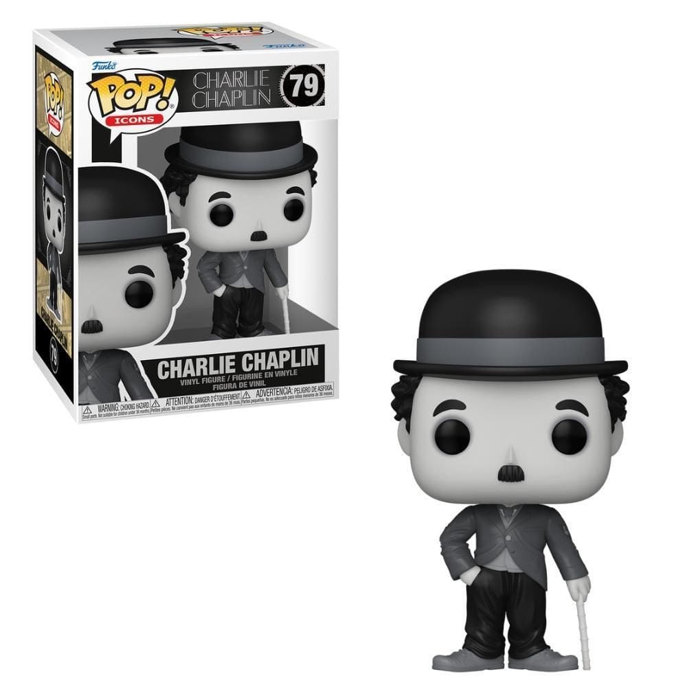 Boneco Funko Pop Icons - Charlie Chaplin