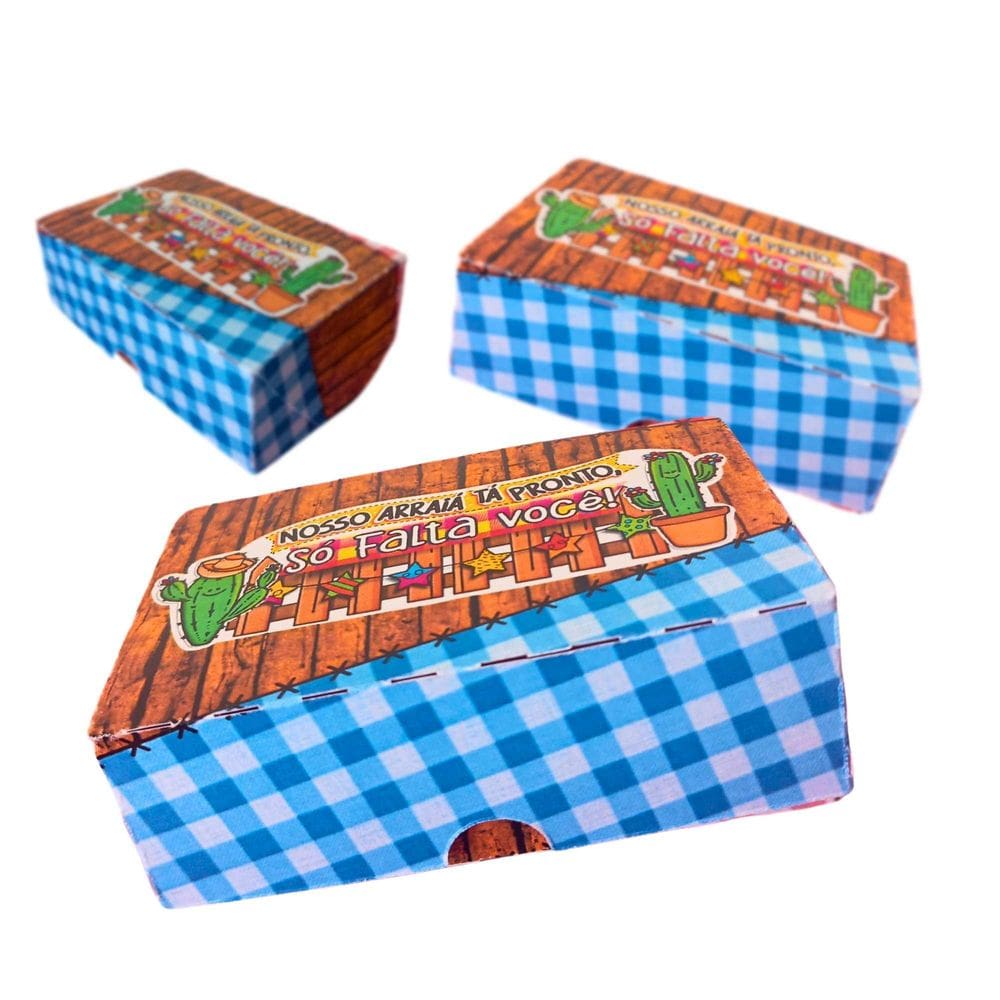 10 Caixinhas Lembrancinha Festa Junina - Só Falta Você