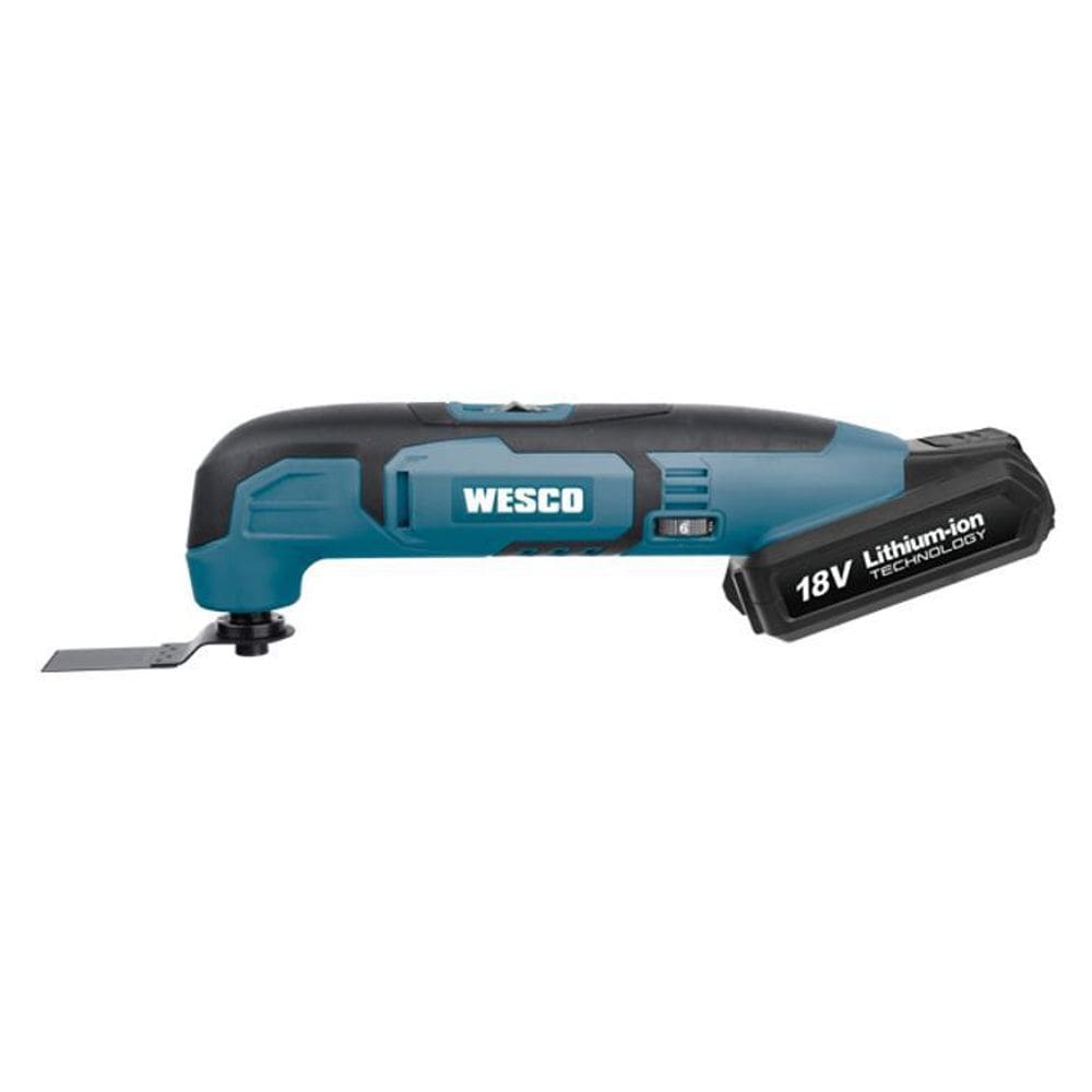 Multiferramenta Oscilante Wesco a Bateria 18 v Li