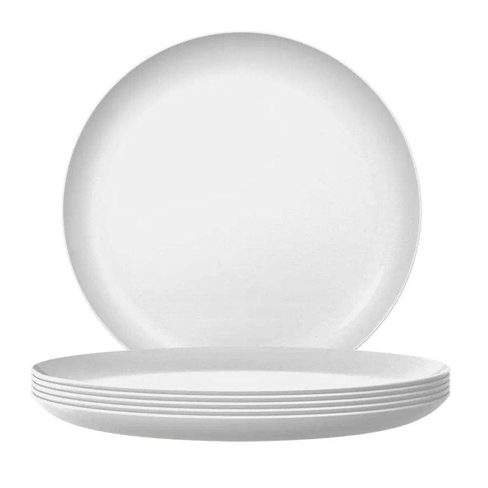 Prato Raso De Vidro Opaline 27Cm Blanc 12 Unidades - Nadir