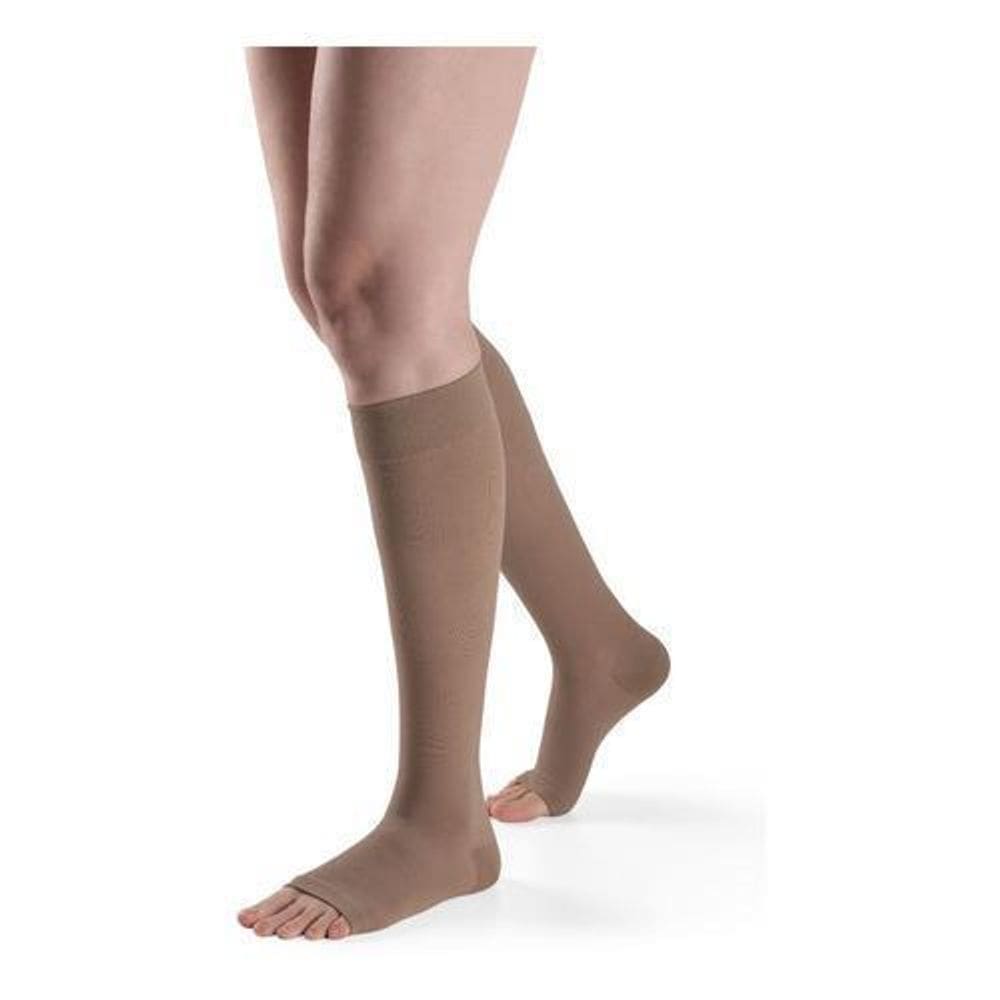 Meia 3/4 Sigvaris Basic Alta Compressão 30-40Mmhg M3 Bege