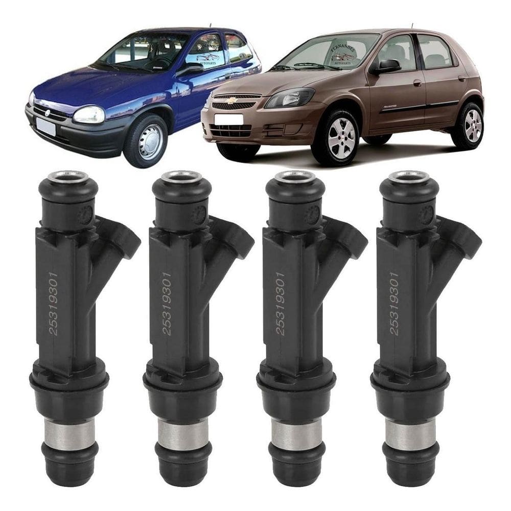 Jogo Bico Injetor De Combustivel Corsa 1.0 8V Mpfi 25319300