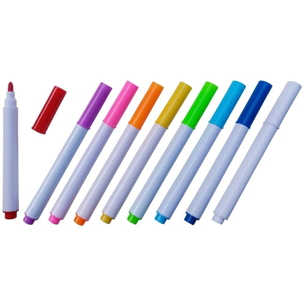 9 Canetas Giz Líquido Colorida Para Quadro Preto