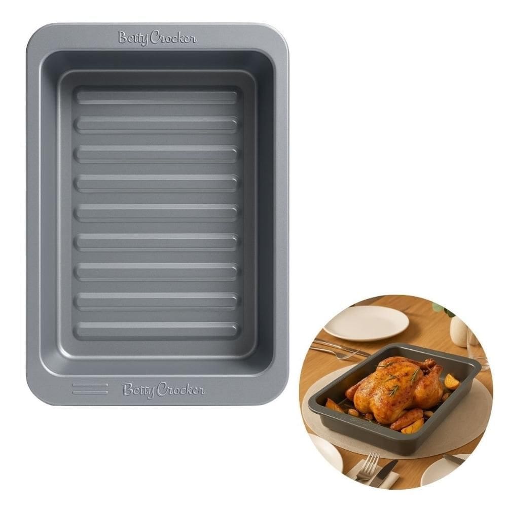 Forma Assadeira Antiaderente Carne 42cm Bolo Betty Crocker