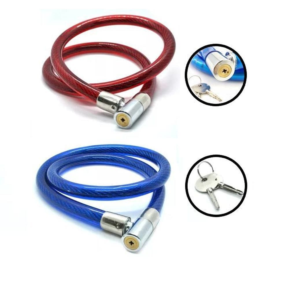 Cadeado Grosso Tranca Moto Portão Bicicleta Reforçad 17Mm 1M